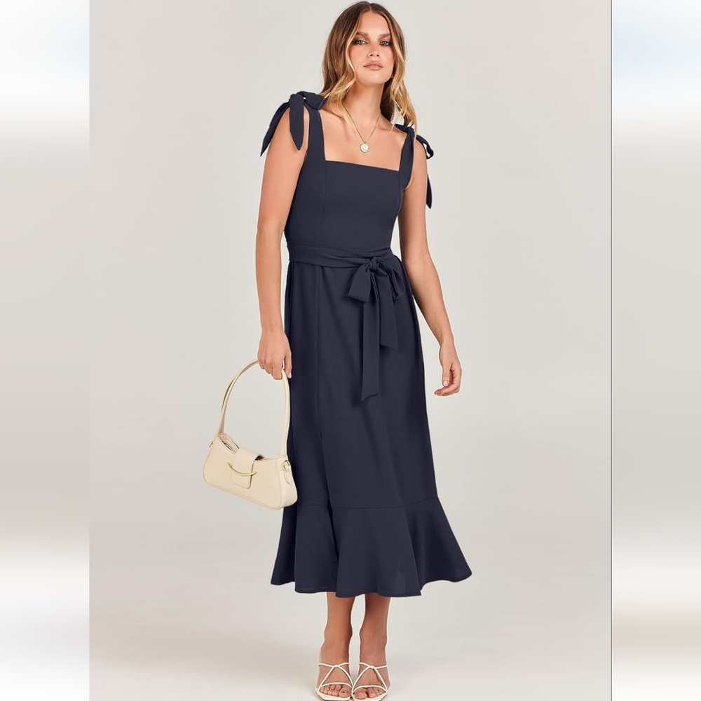 Anrabess Square Neck Formal Dress - Picture 4 of 4